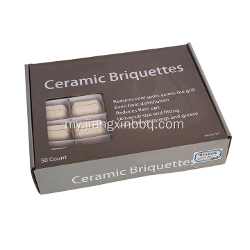 50 Ceramic Briquettes ရေတွက်ခြင်း။